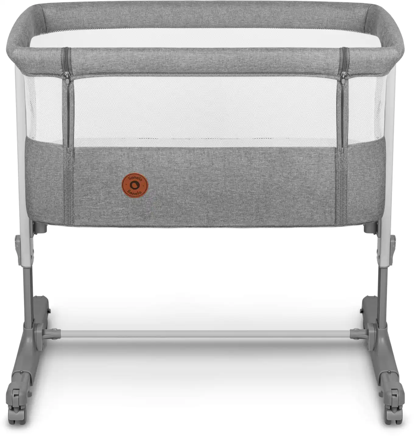 Приставне ліжечко 3 в 1 Lionelo Aurora Grey Concrete